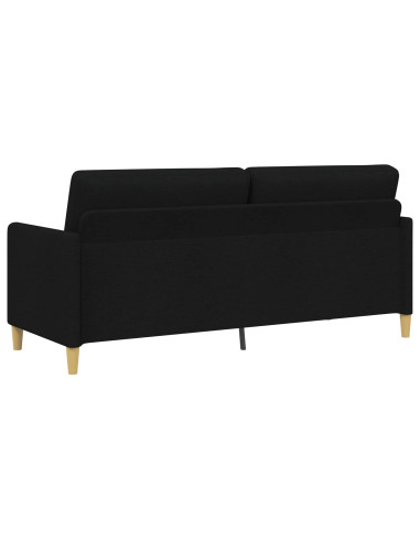 Divano con Storage Nero 192 x 78 x 87 cm Poliestere