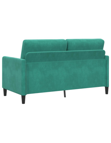 Divano con Storage Turchese 152 x 78 x 87 cm Poliestere