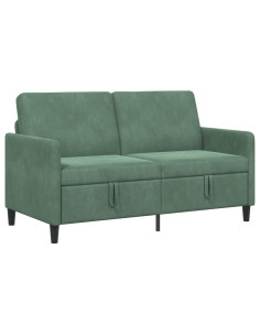 Divano con Storage Verde Mare 152 x 78 x 87 cm Poliestere 2
