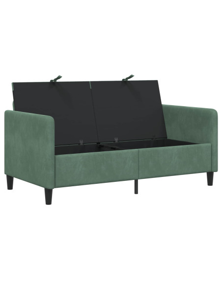 Divano con Storage Verde Mare 152 x 78 x 87 cm Poliestere