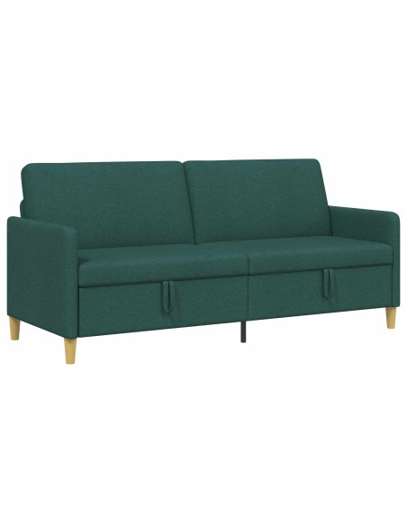 Divano con Storage Verde Scuro 192 x 78 x 87 cm Poliestere