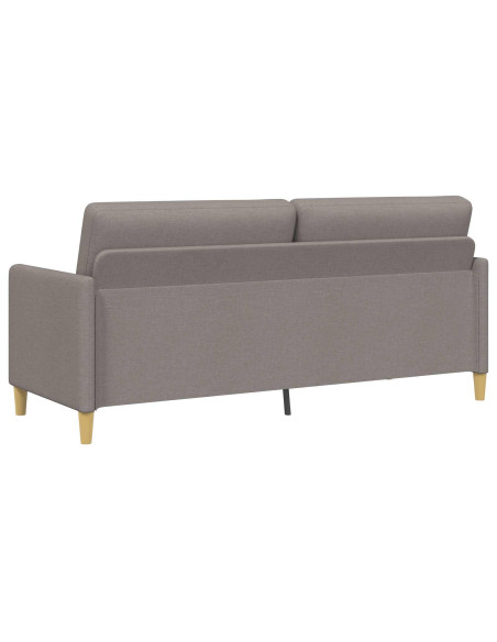 Divano con Storage Tortora 192 x 78 x 87 cm Poliestere