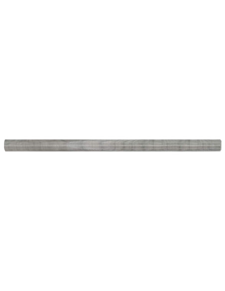 Rete per schermatura 120 x 1000 cm 20 Mesh Argento