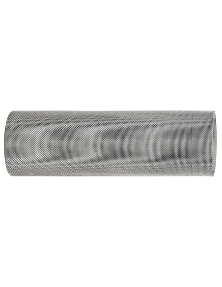 Rete per schermatura 20 x 1000 cm 30 Mesh Argento
