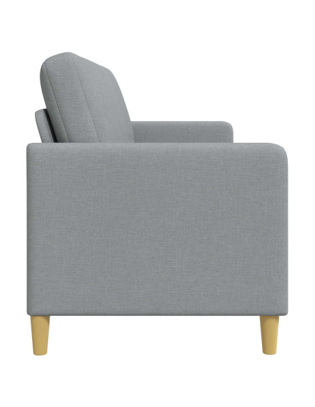 Divano con Storage Grigio Chiaro 172 x 78 x 87 cm Poliestere
