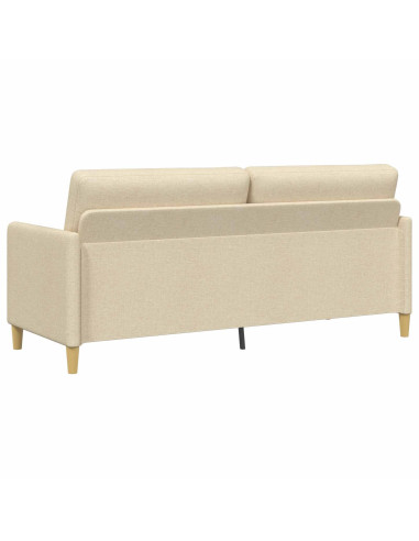 Divano con Storage Crema 192 x 78 x 87 cm Poliestere