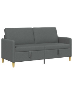 Divano con Storage Grigio Scuro 172 x 78 x 87 cm Poliestere 2