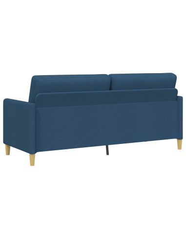 Divano con Storage Blu 192 x 78 x 87 cm Poliestere