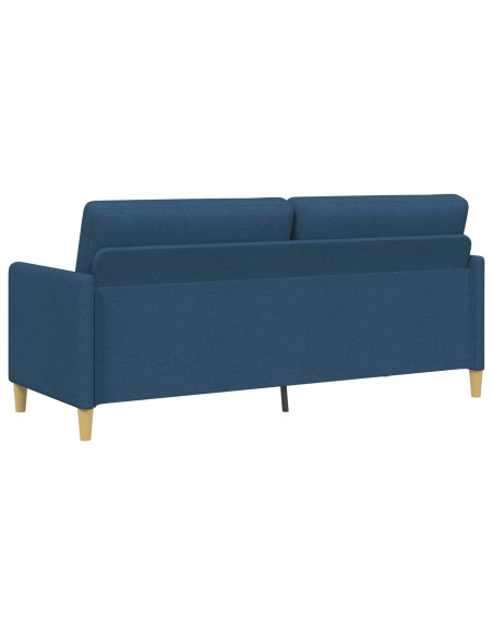 Divano con Storage Blu 192 x 78 x 87 cm Poliestere