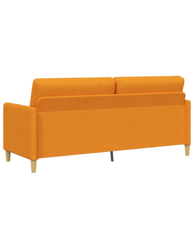 Divano con Storage Giallo Scuro 192 x 78 x 87 cm Poliestere