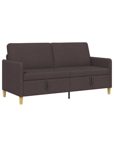 Divano con Storage Marrone Scuro 172 x 78 x 87 cm Poliestere
