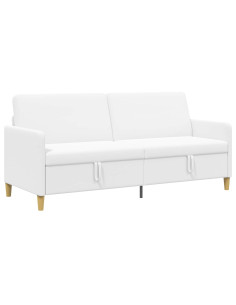 Divano con Storage Bianco 192 x 78 x 87 cm Poliestere 2