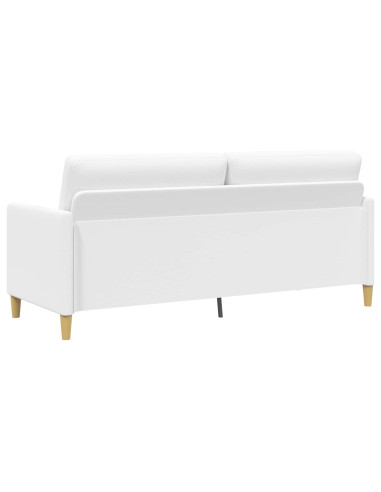 Divano con Storage Bianco 192 x 78 x 87 cm Poliestere