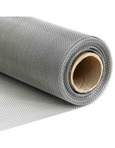 Rete per schermatura 20 x 2000 cm 20 Mesh Argento 2