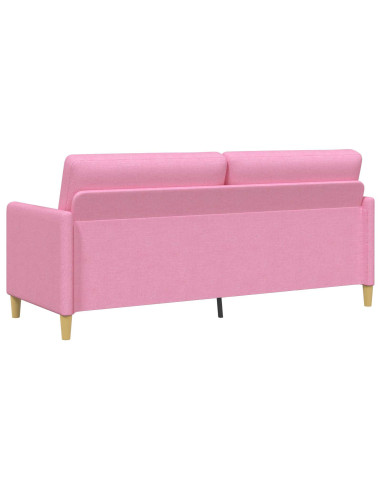 Divano con Storage Rosa 192 x 78 x 87 cm Poliestere