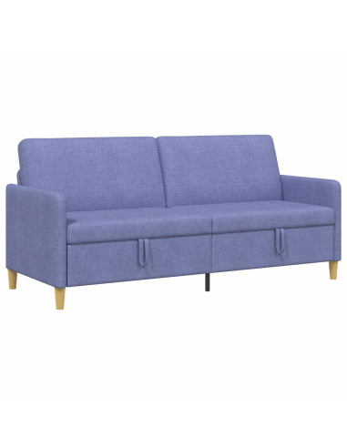 Divano con Storage Blu jeans 192 x 78 x 87 cm Poliestere