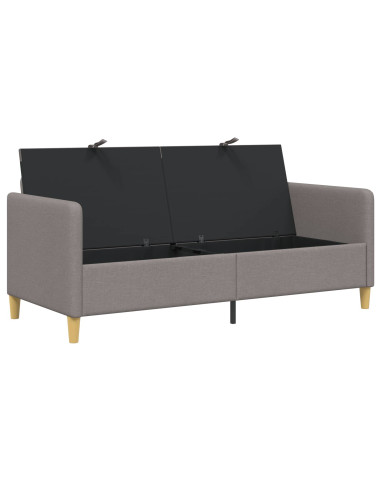 Divano con Storage Tortora 172 x 78 x 87 cm Poliestere