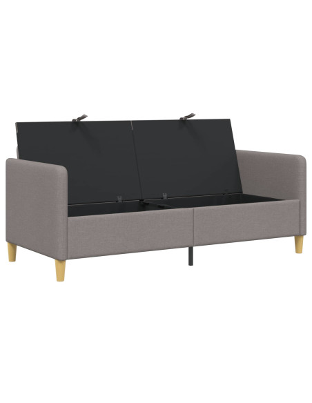Divano con Storage Tortora 172 x 78 x 87 cm Poliestere
