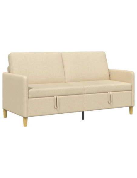 Divano con Storage Crema 172 x 78 x 87 cm Poliestere