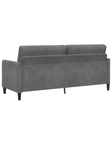Divano con Storage Grigio Scuro 192 x 78 x 87 cm Poliestere