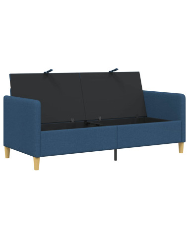 Divano con Storage Blu 172 x 78 x 87 cm Poliestere