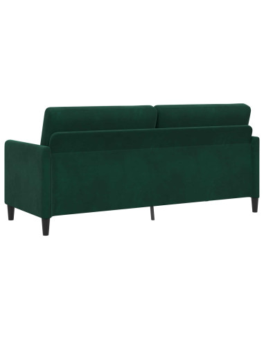 Divano con Storage Verde Scuro 192 x 78 x 87 cm Poliestere