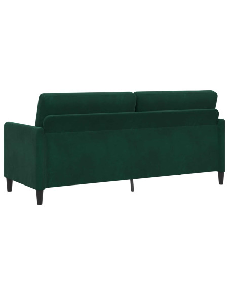 Divano con Storage Verde Scuro 192 x 78 x 87 cm Poliestere
