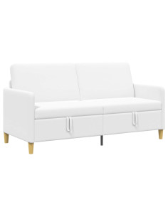 Divano con Storage Bianco 172 x 78 x 87 cm Poliestere 2