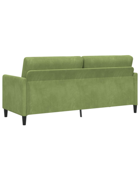 Divano con Storage Verde chiaro 192 x 78 x 87 cm Poliestere