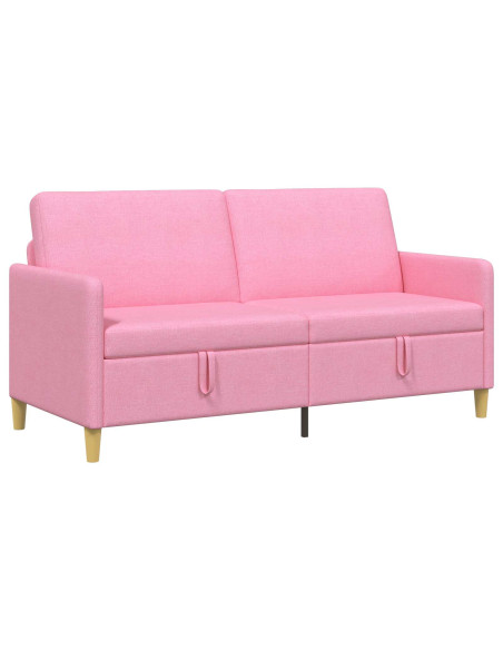 Divano con Storage Rosa 172 x 78 x 87 cm Poliestere