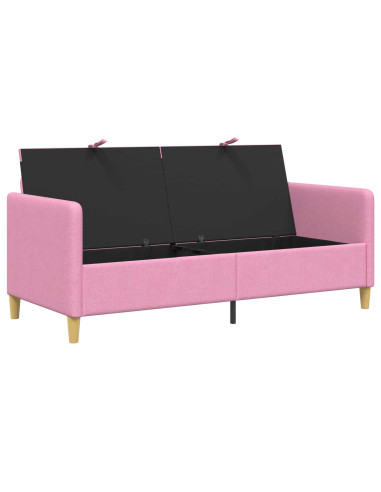 Divano con Storage Rosa 172 x 78 x 87 cm Poliestere