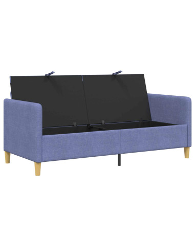 Divano con Storage Blu jeans 172 x 78 x 87 cm Poliestere