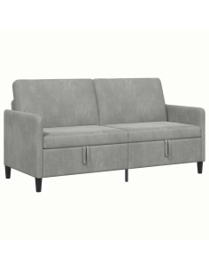 Divano con Storage Grigio Chiaro 172 x 78 x 87 cm Poliestere 2