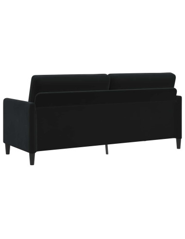 Divano con Storage Nero 192 x 78 x 87 cm Poliestere