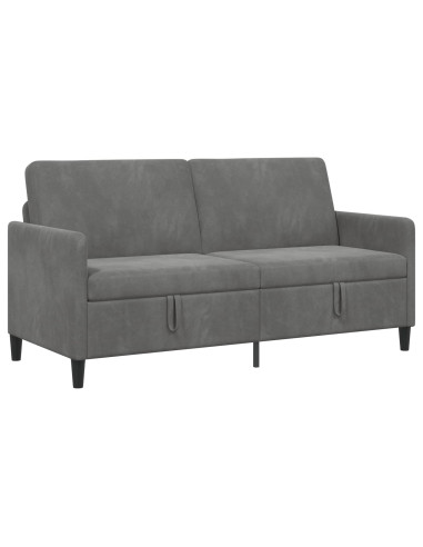 Divano con Storage Grigio Scuro 172 x 78 x 87 cm Poliestere