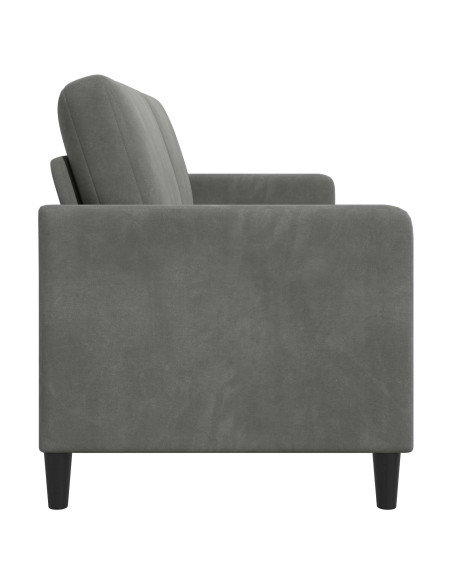 Divano con Storage Grigio Scuro 172 x 78 x 87 cm Poliestere