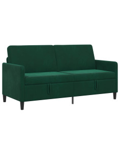 Divano con Storage Verde Scuro 172 x 78 x 87 cm Poliestere 2