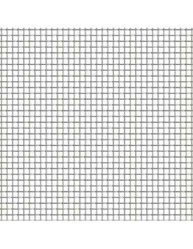 Rete per schermatura 80 x 2000 cm 20 Mesh Argento