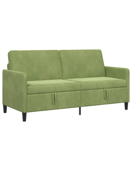 Divano con Storage Verde chiaro 172 x 78 x 87 cm Poliestere