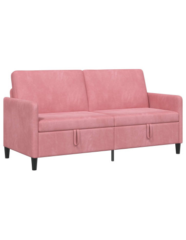Divano con Storage Rosa 172 x 78 x 87 cm Poliestere