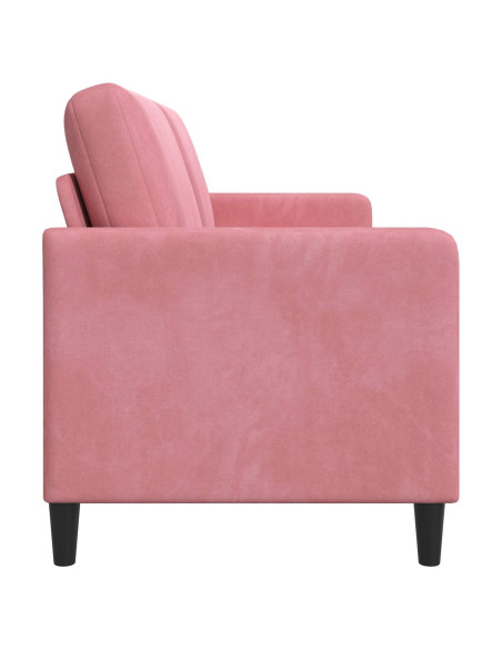 Divano con Storage Rosa 172 x 78 x 87 cm Poliestere
