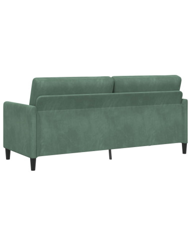 Divano con Storage Verde Mare 192 x 78 x 87 cm Poliestere