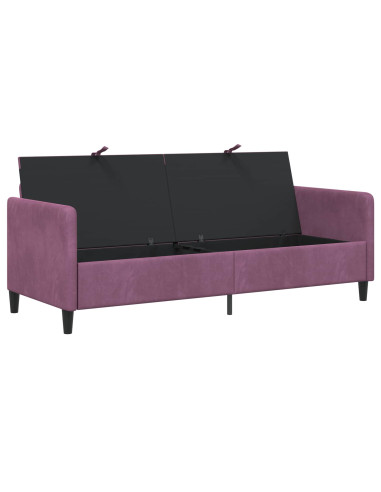 Divano con Storage Viola 192 x 78 x 87 cm Poliestere