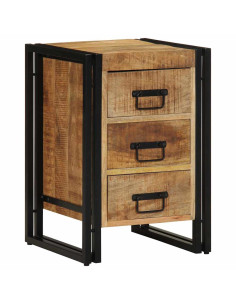 Armadio da Notte 40 x 40 x 59 cm Legno di mango massello