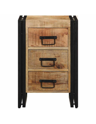 Armadio da Notte 40 x 40 x 59 cm Legno di mango massello