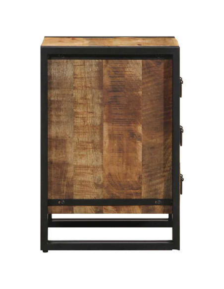 Armadio da Notte 40 x 40 x 59 cm Legno di mango massello