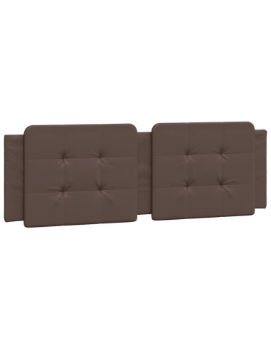 Cuscino Testiera Zadar Marrone 160 cm in Similpelle