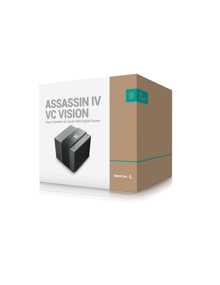 DEEPCOOL RAFF. CPU ASSASSIN IV VC VISIONE DISPLAY & CAMERA VAPORE TDP 300W