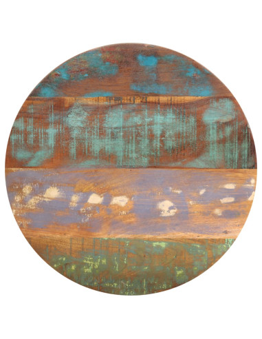Tavolino da Salotto 43x55 cm in Legno Massello di Recupero