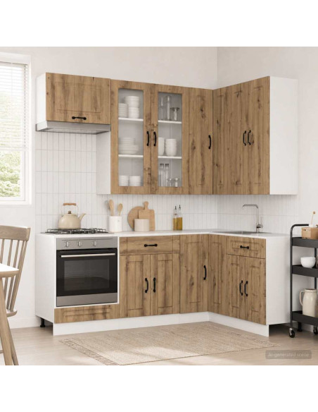 Unità Cucina KALMAR 8 pcs Rovere Artigianale